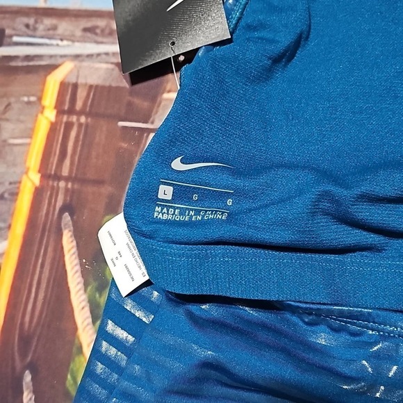 Nike Striped Cross Back Bikini Top Large NWT - Picture 6 of 10